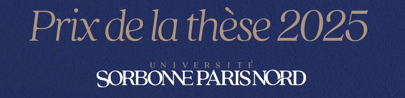 Lauréats des prix de thèse USPN 2025