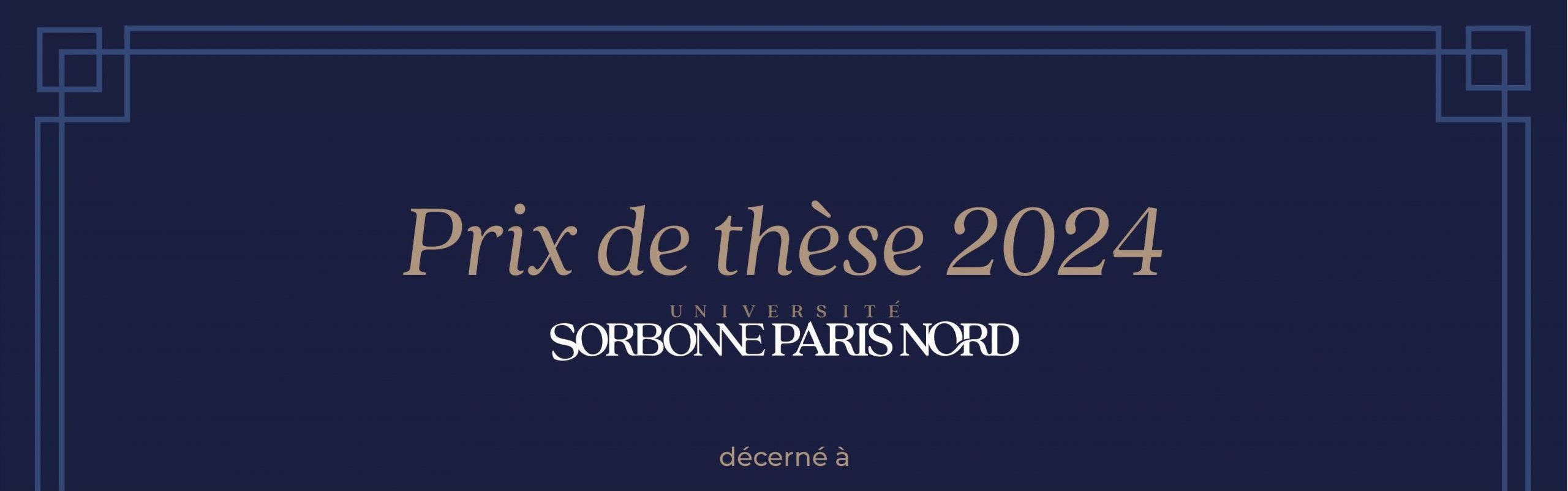 Lauréats des prix de thèse USPN 2024